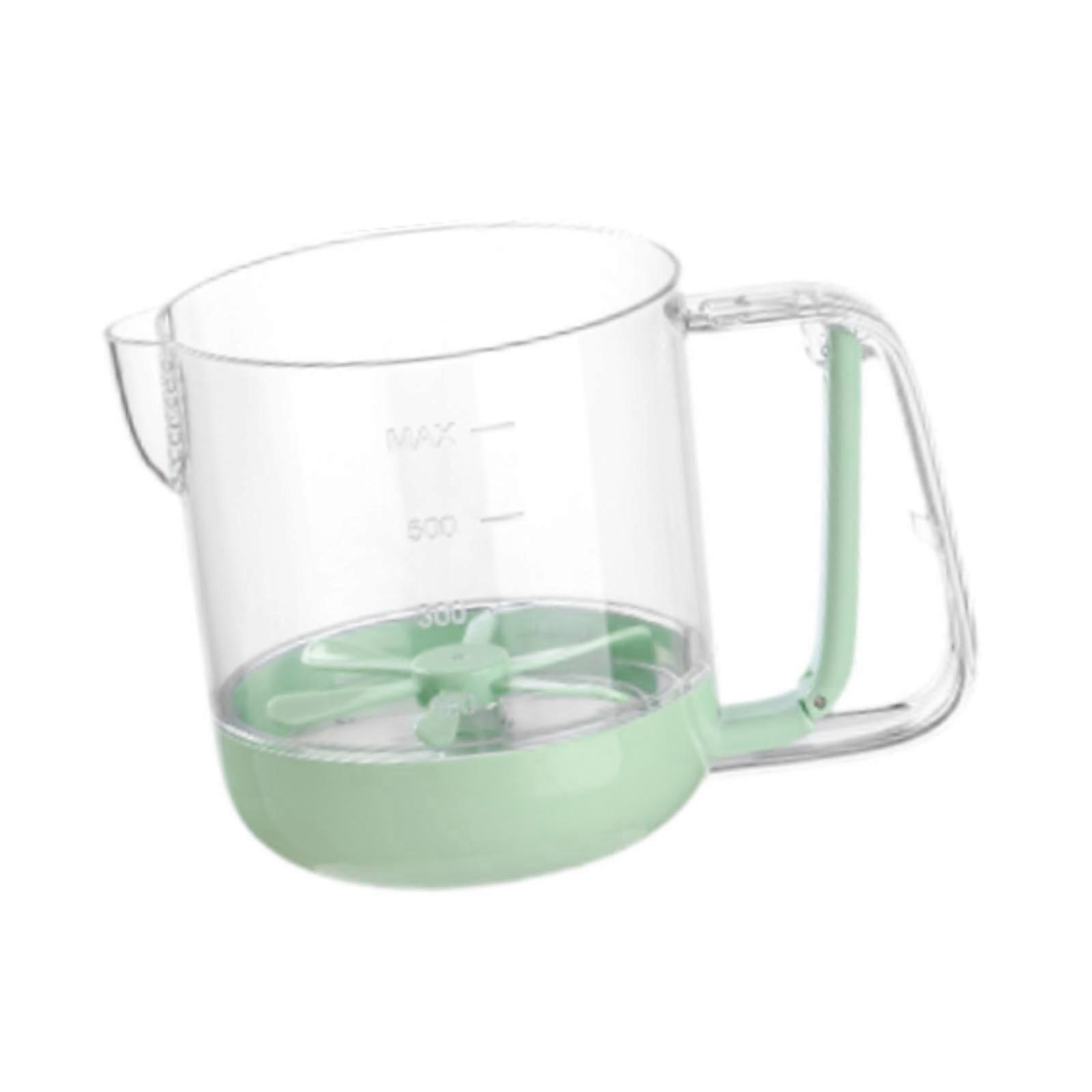 Stand Mixer Egg Scrambler Semi Automatic Eiflurs Green with Scale Line for Whipping, Baking, and Cooking
