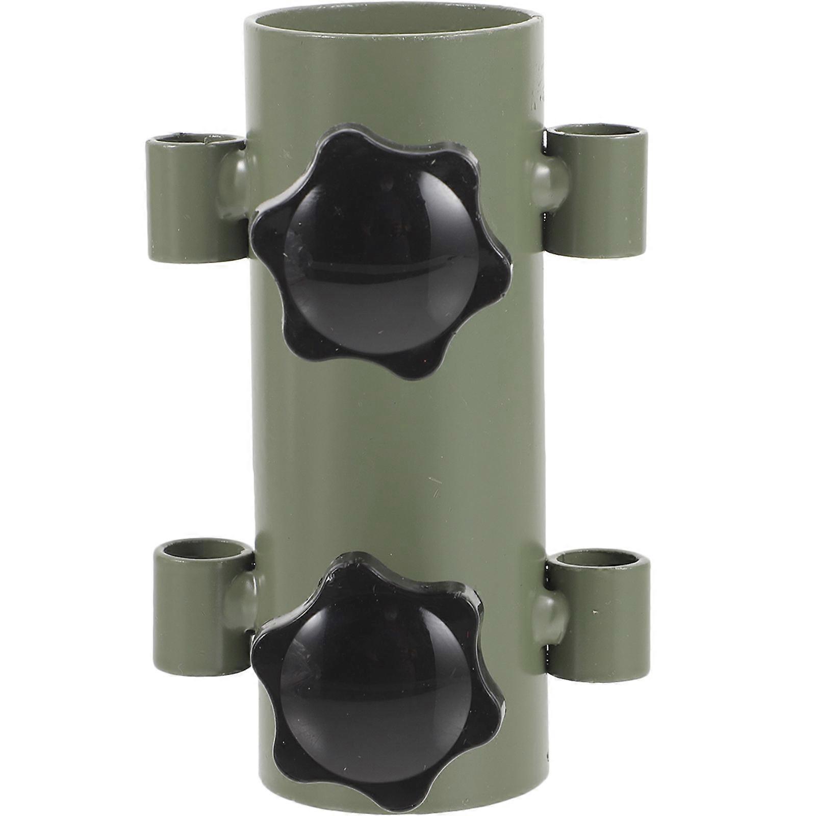 Tent Rod Fixed Holder Multi-Function Awning Pole Outdoor Enthusiasts Green 1Pcs