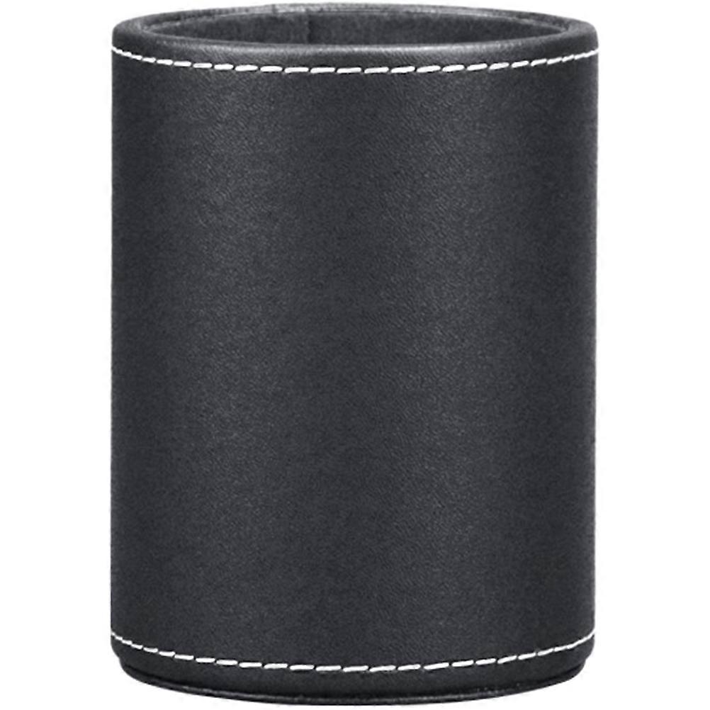 Pen Organizer Lederen Make-up Borstel Houder Cilindervorm Multifunctionele Container 1Pack