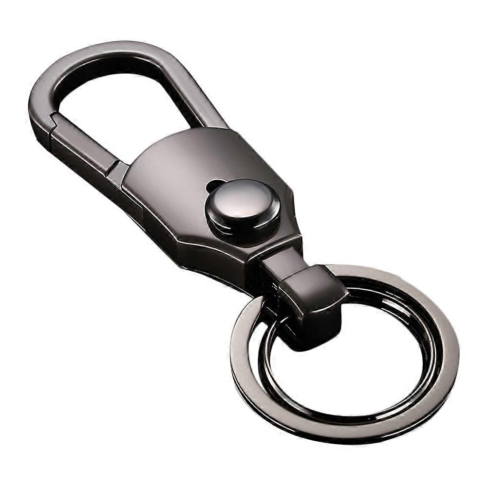 Keyring With Clip Classic Hook Shape Zinc Alloy Storing Keys Jewelry Making 1Pcs
