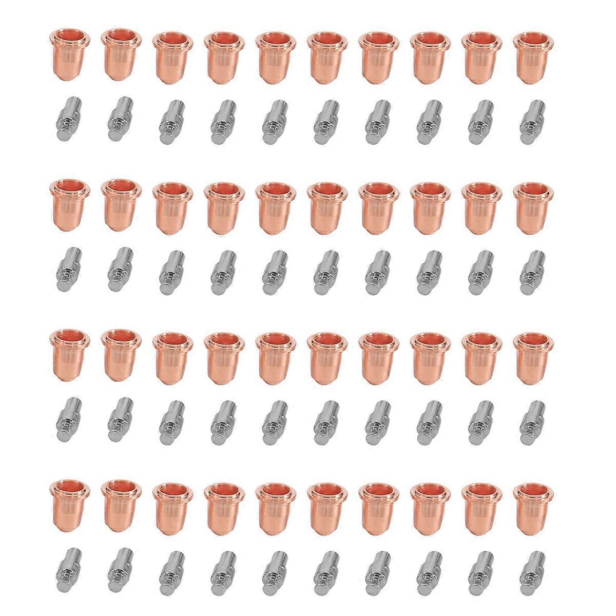 20PCS S45 Consumables Kit PD0116 Tips for Plasma Cutting Torch 0.8mm