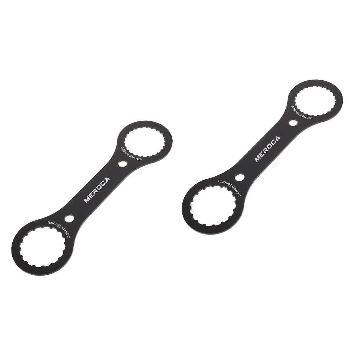 Bottom Bracket Tool Pack Of 2 Aluminium Alloy Black Moulded Shaft Key Repair Tool For Removing Bicycle Bottom Bracket