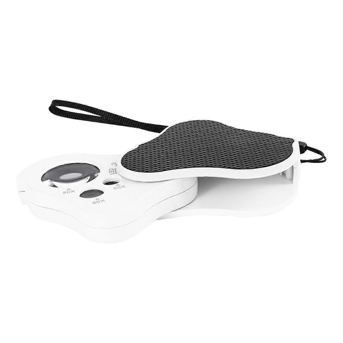3X 6X 9X Glass Folding Handheld For Jewelry Reading Delicate Lights