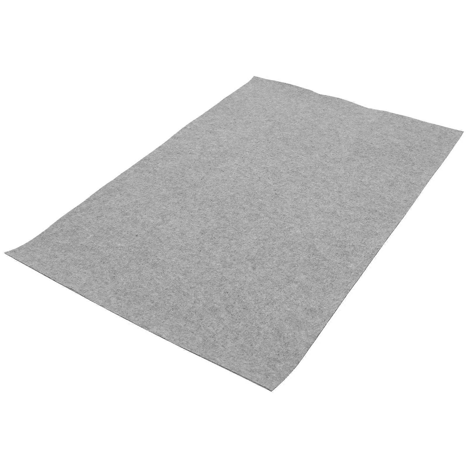 Felt Mat For Calligraphy Drawing Desk Felt Pad Calligraphy Practicing Supply Rectangular Grey 120.0X80.0X0.3Cm Ink Absorption 1Pack
