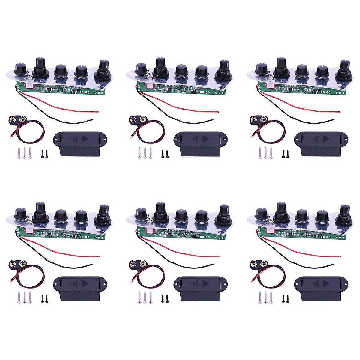 5 Jazz Bass Loaded Wired Control Plate for 4/5 String Bass Guitar