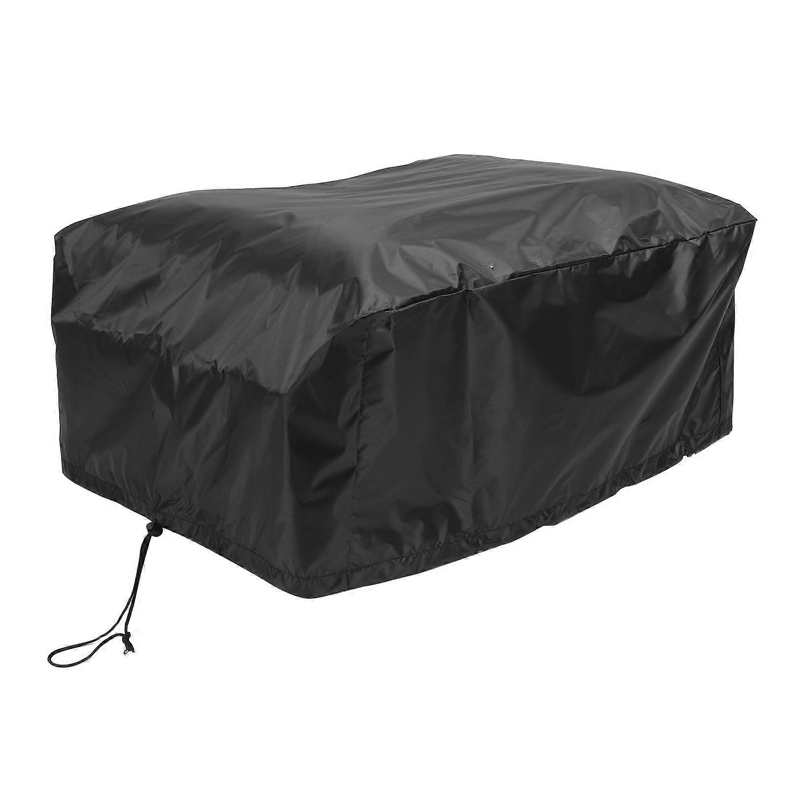 RV Air Conditioner Cover with Drawstring 210D Oxford Fabric Water Resistant Sun Block RV Roof Top AC Protection for Outside Travel Large Size: 42.5x30