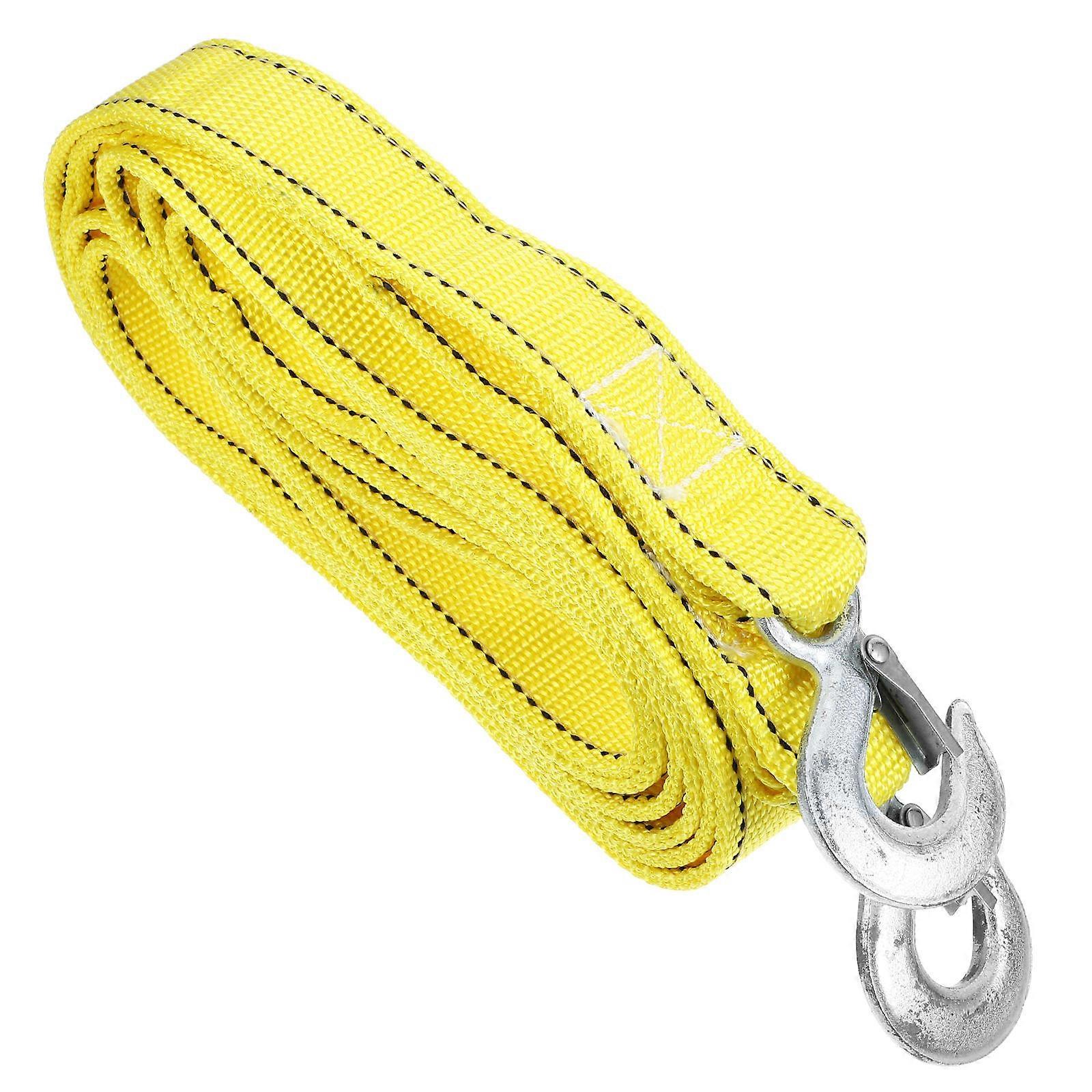 High Strength Tow Rope   Heavy Duty Vehicle Strap with Hooks for Trucks, SUVs, and ATVs   Thickened Design for Emergency Use