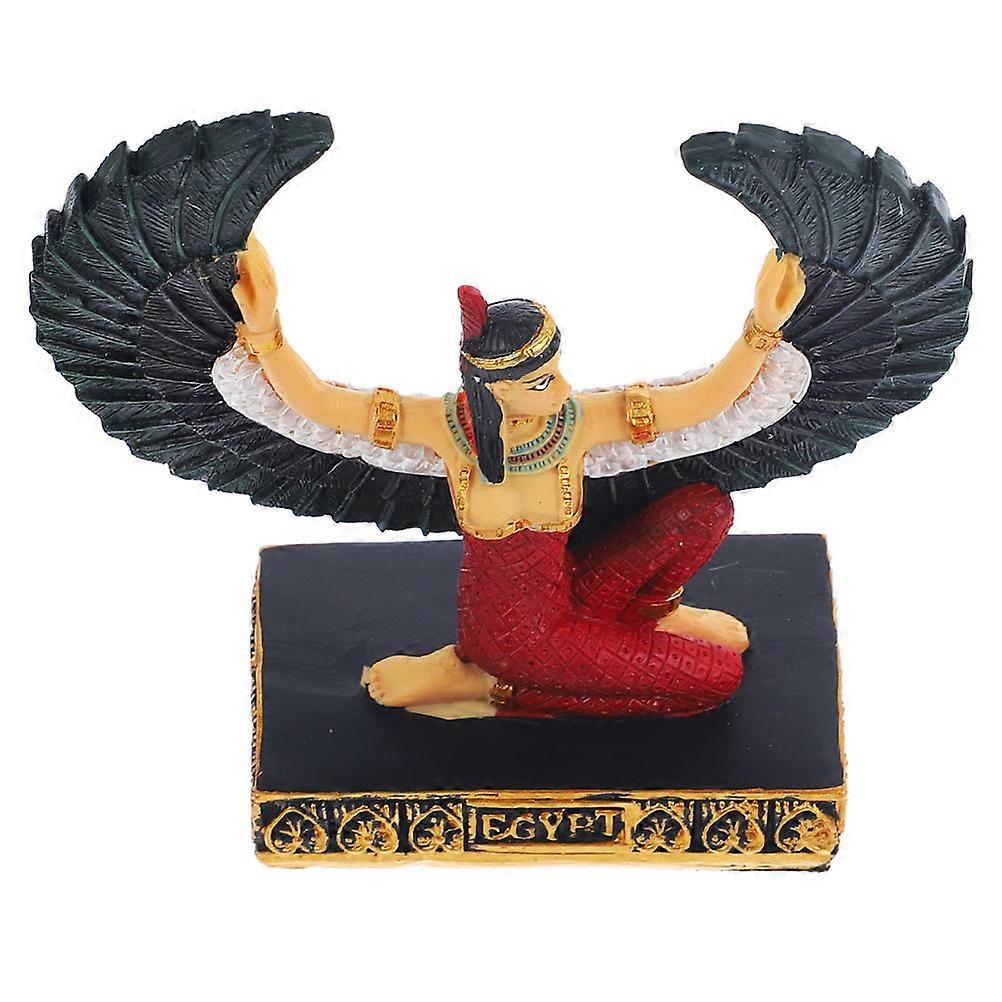 Deity Sculpture Egyptian Ornaments Decorative Item Home Decor 12.50X12.00X4.80CM 1Pcs