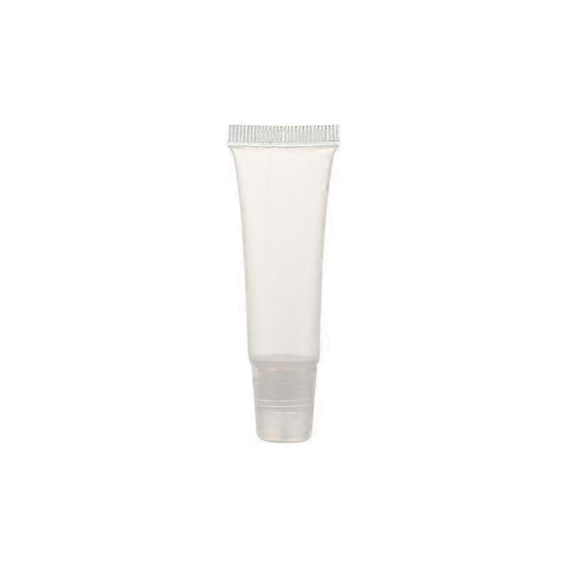Empty Refillable Plastic Squeeze Tubes Translucent Cosmetic Containers Soft Plastic