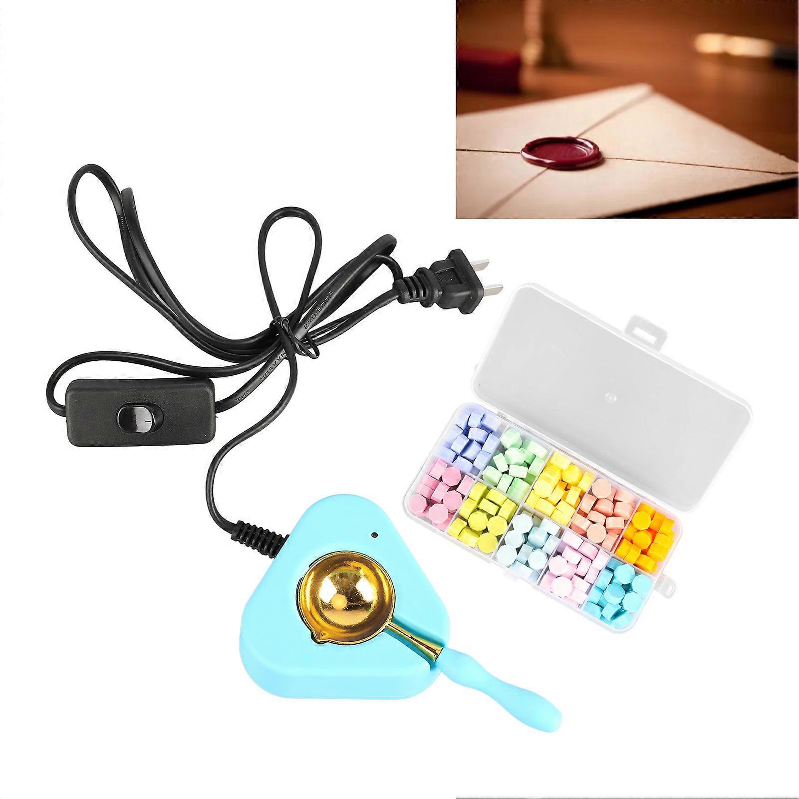 Electric Wax Seal Warmer Separate Design Fast Heating Easy Operation Wax Seal Furnace with Spoon Beads  ‑