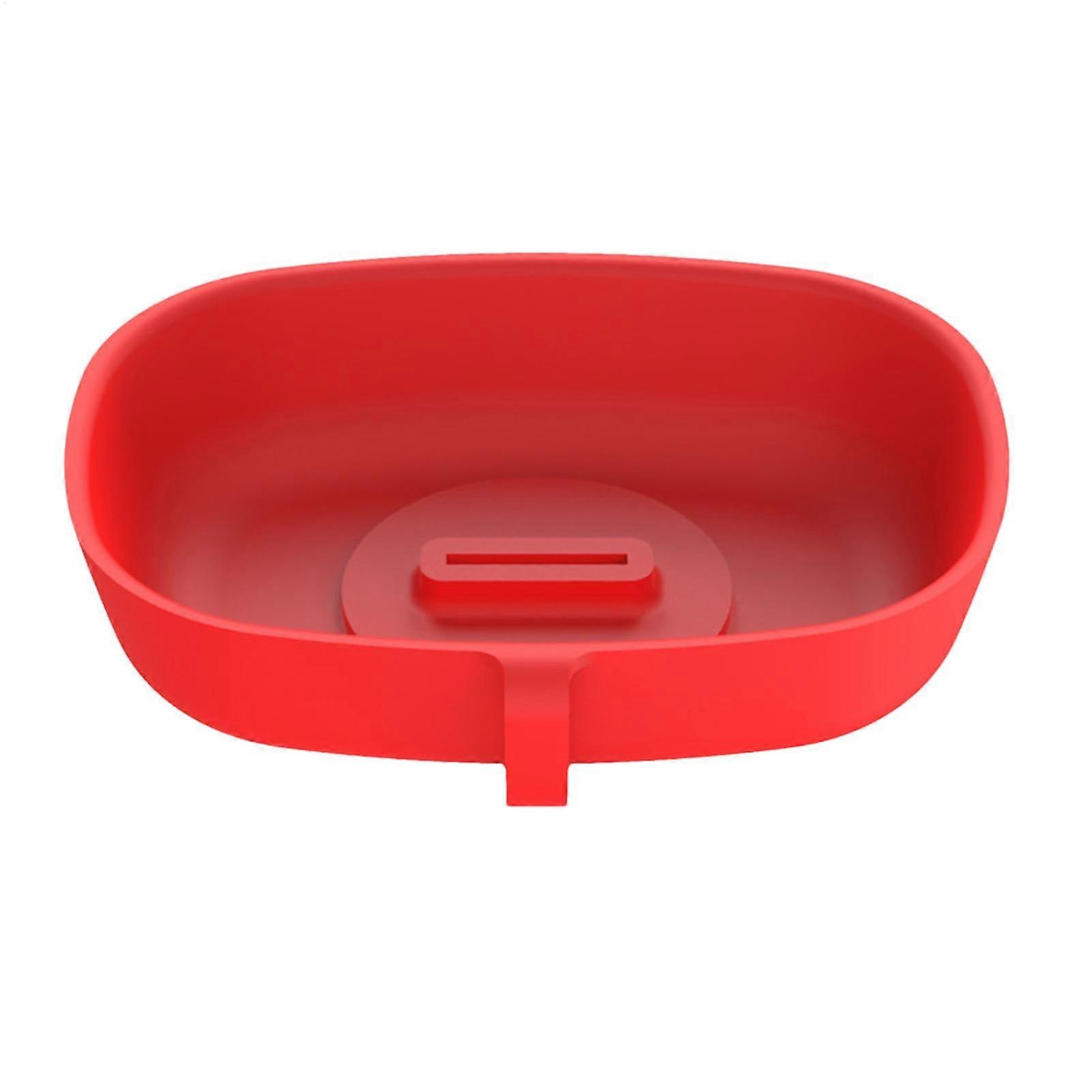 Handle Holder Drip Catcher Stick Holder Reusable Drip Drip Catcher Ice Pop Holders catches drips to prevent them from falling Red
