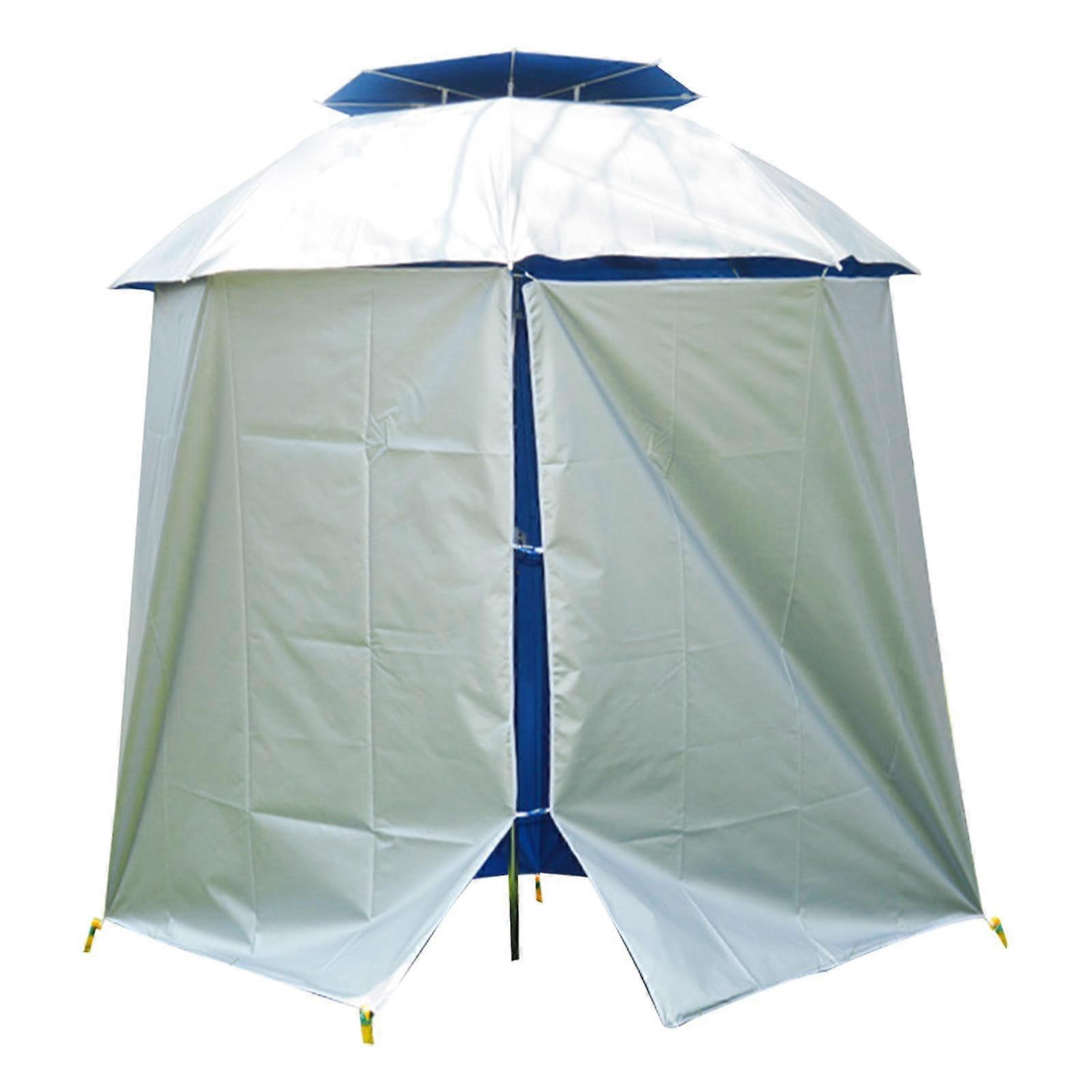 Generic sunshade canopy, replacement fabric, waterproof, with sidewalls, weatherresistant, for camping, picnics, fishing, 5.28 meters.