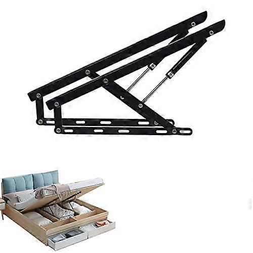 Bed base mechanism, 2part folding bed lift, pneumatic lifting support, gas spring bed storage lift kit