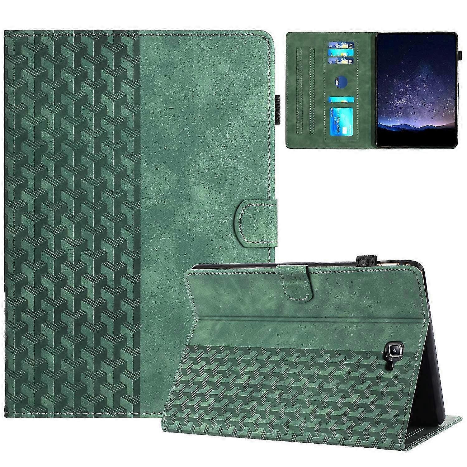 Case Card Holder Building Blocks Imprinted Tablet Cover for a 10.1 Inch Tablet