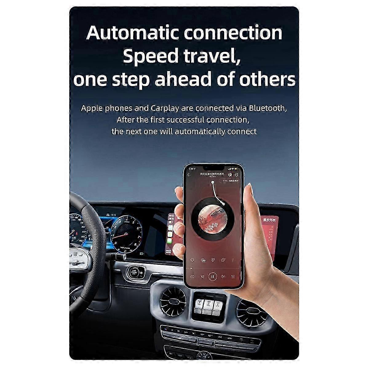 2 in 1 Wireless CarPlay Adapter für USB/Typ C Dongle