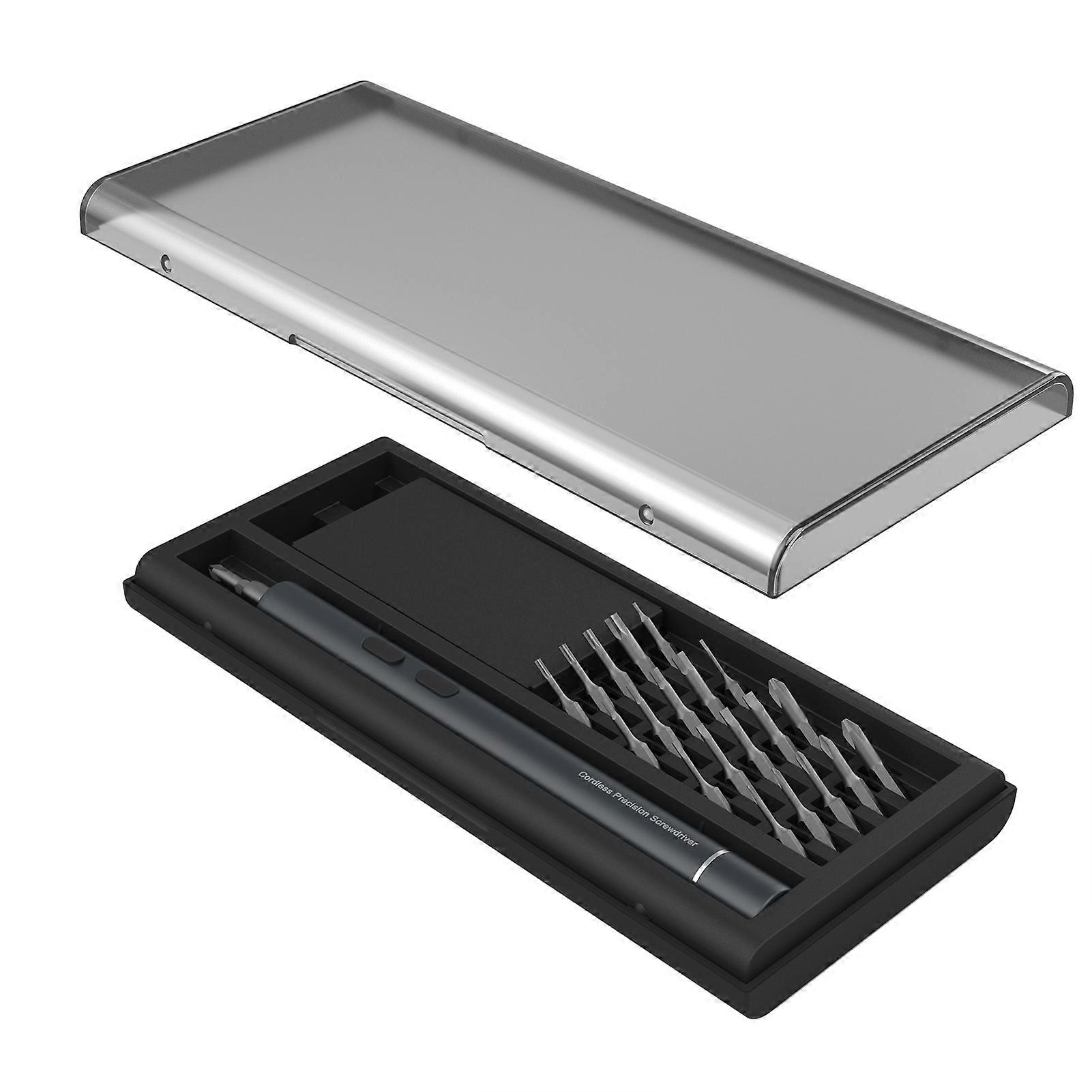 Electric Screwdriver 25-in-1 Mini Power Precision Screwdriver Set with 20 Bits Rechargeable Portable Magnetic Repair Tool Kit with LED Lights for Pho