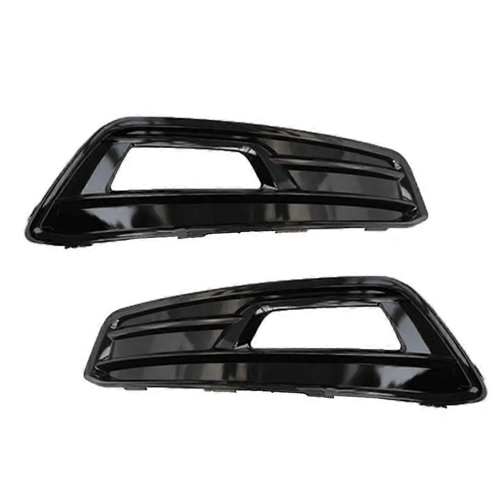 Front Bumper Grille Fog Light Cover Trim Foglights Headlights Frame for Ford Focus ST 2015-2018