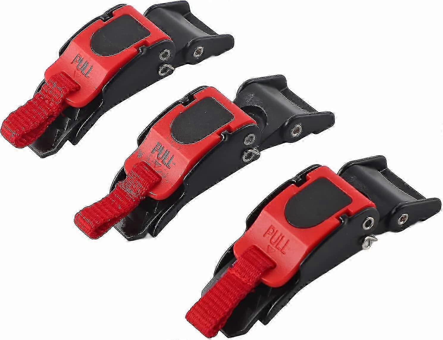 Helmet Buckle, 3 Pcs Motorcycle Quick Release Helmet Speed Clip, Universal Adjustable