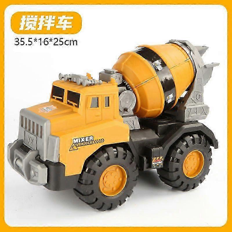 Children Boy Large Simulation Beach Inertia Engineering Dump Truck Mixer Truck Excavator Toy