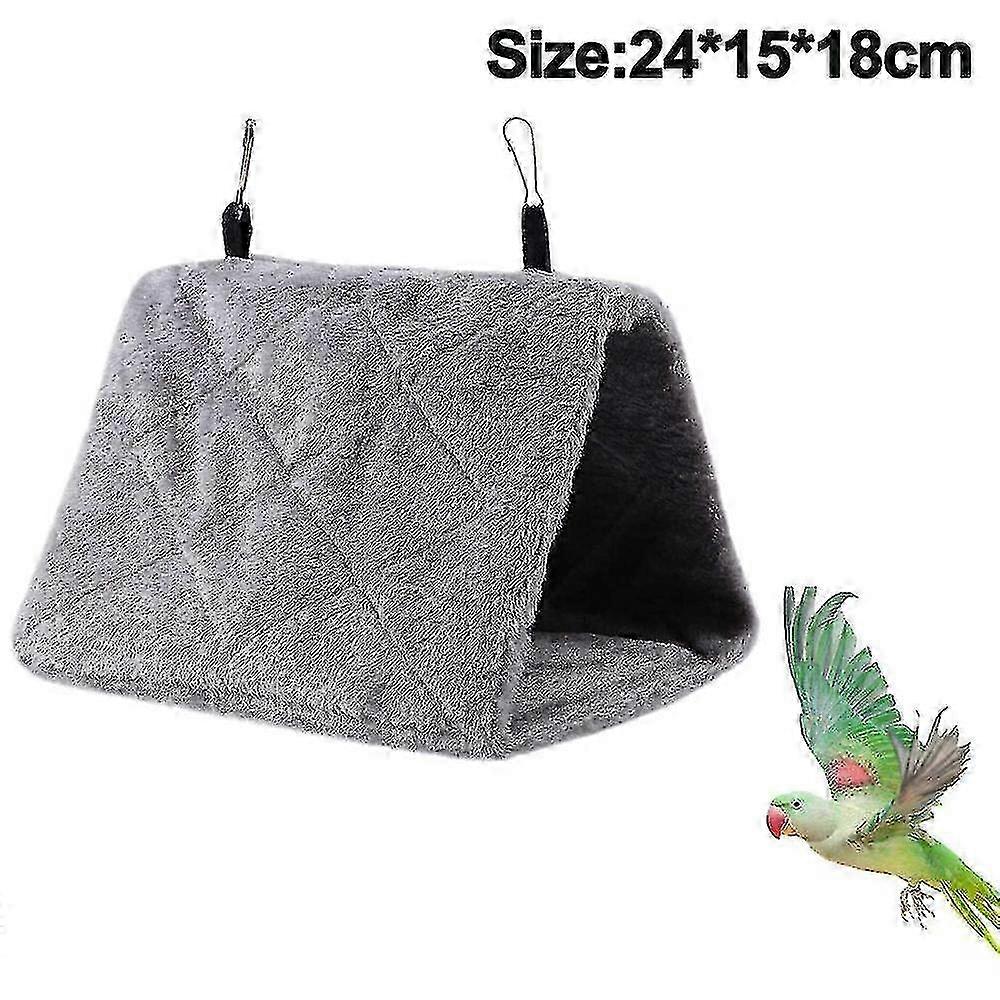 Warm Soft Plush Hammock Nest for Birds in a Hanging Cage