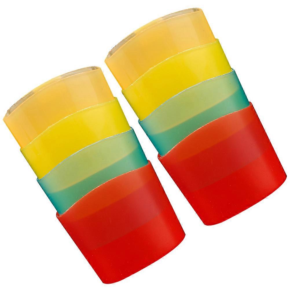 Cookie Cup Holder Biscuit Rack Portable Assorted Color 5.2x4x1.8cm Desk Space Saver 8Pcs