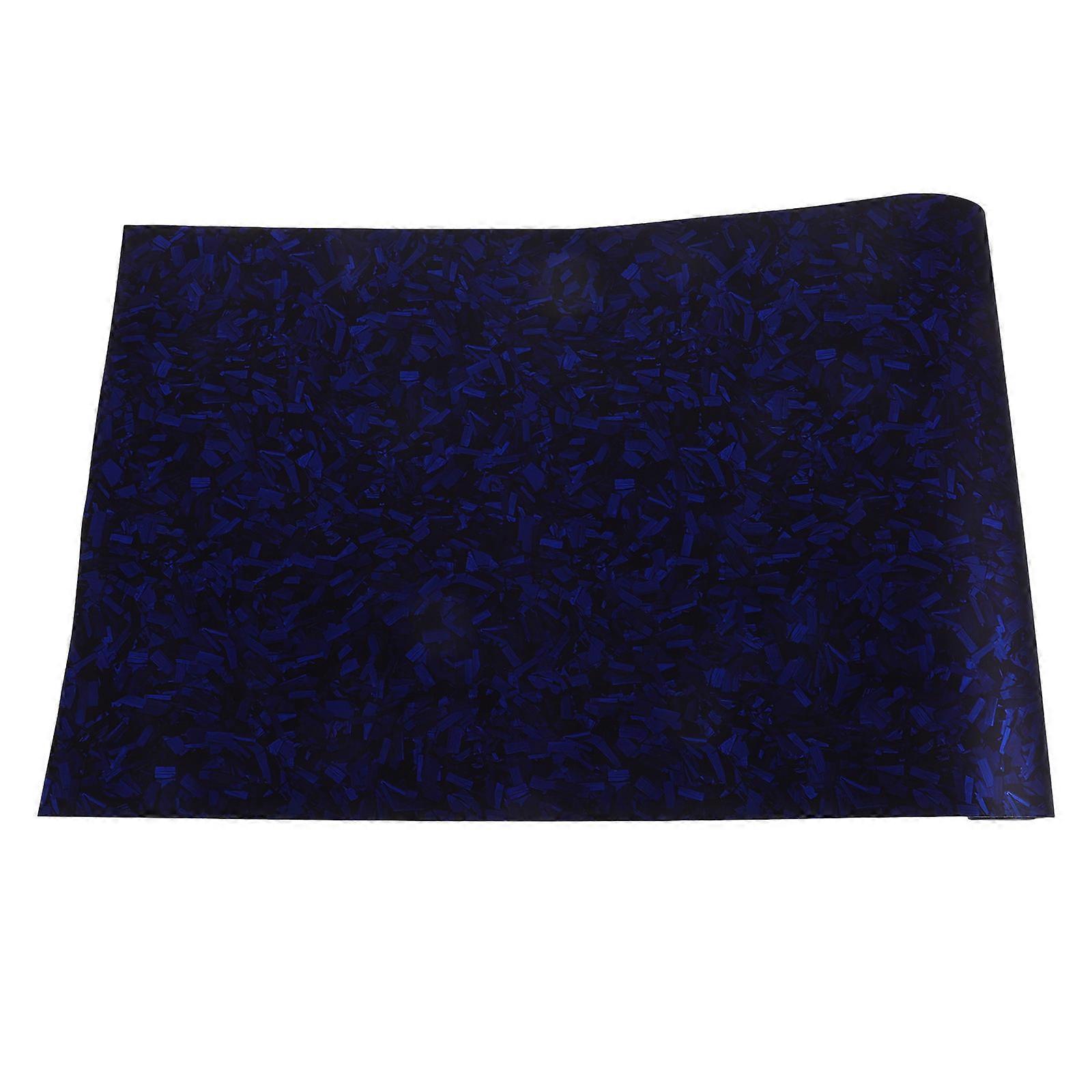 Car Body Wrap Film Carbon Fiber Pattern Textured Material Protection Film Car Exterior Accessories Dark Blue 100.00X30.00X0.10cm 1Pcs