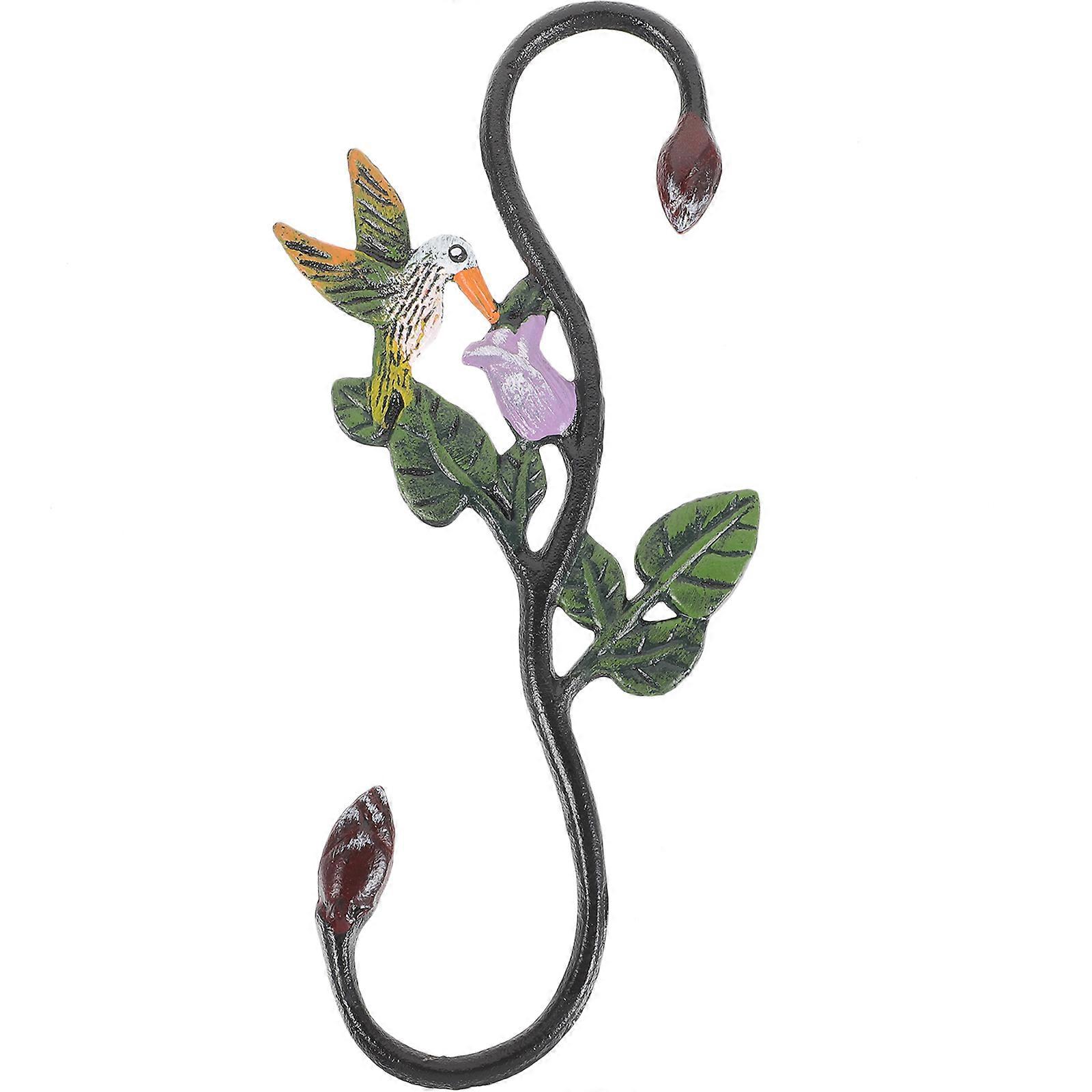 زهرة وعاء قوس هوك شنقا حامل النبات شماعات ديكران هوك الفضاء في الهواء الطلق حديقة الديكور هوك الحديد 1 قطعة