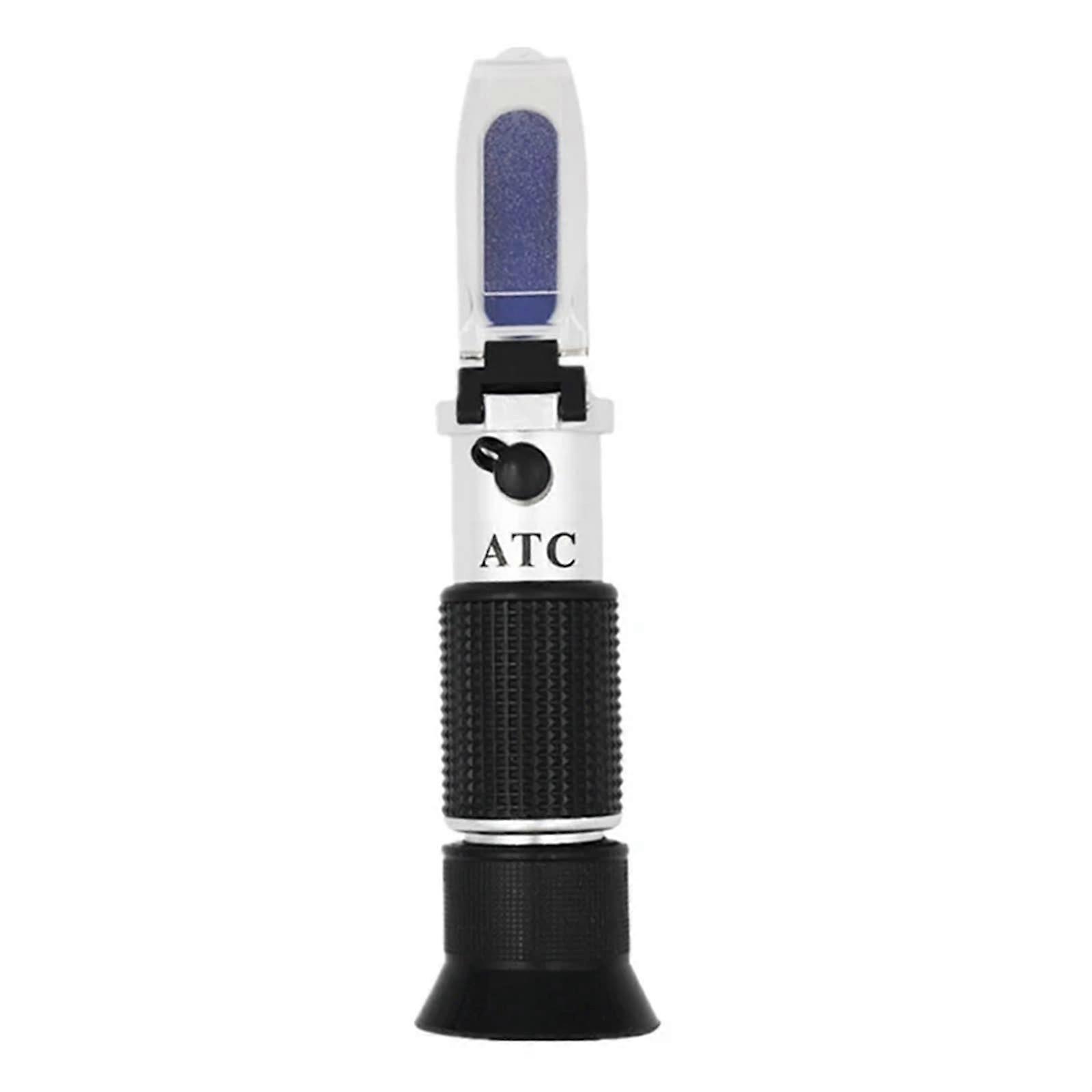 Refractometer, 4in1 Car Frost Protection Refractometer, Ethylene Propylene, Liquid, Glycol, Freezing Point, Battery Tester (Aluminum)