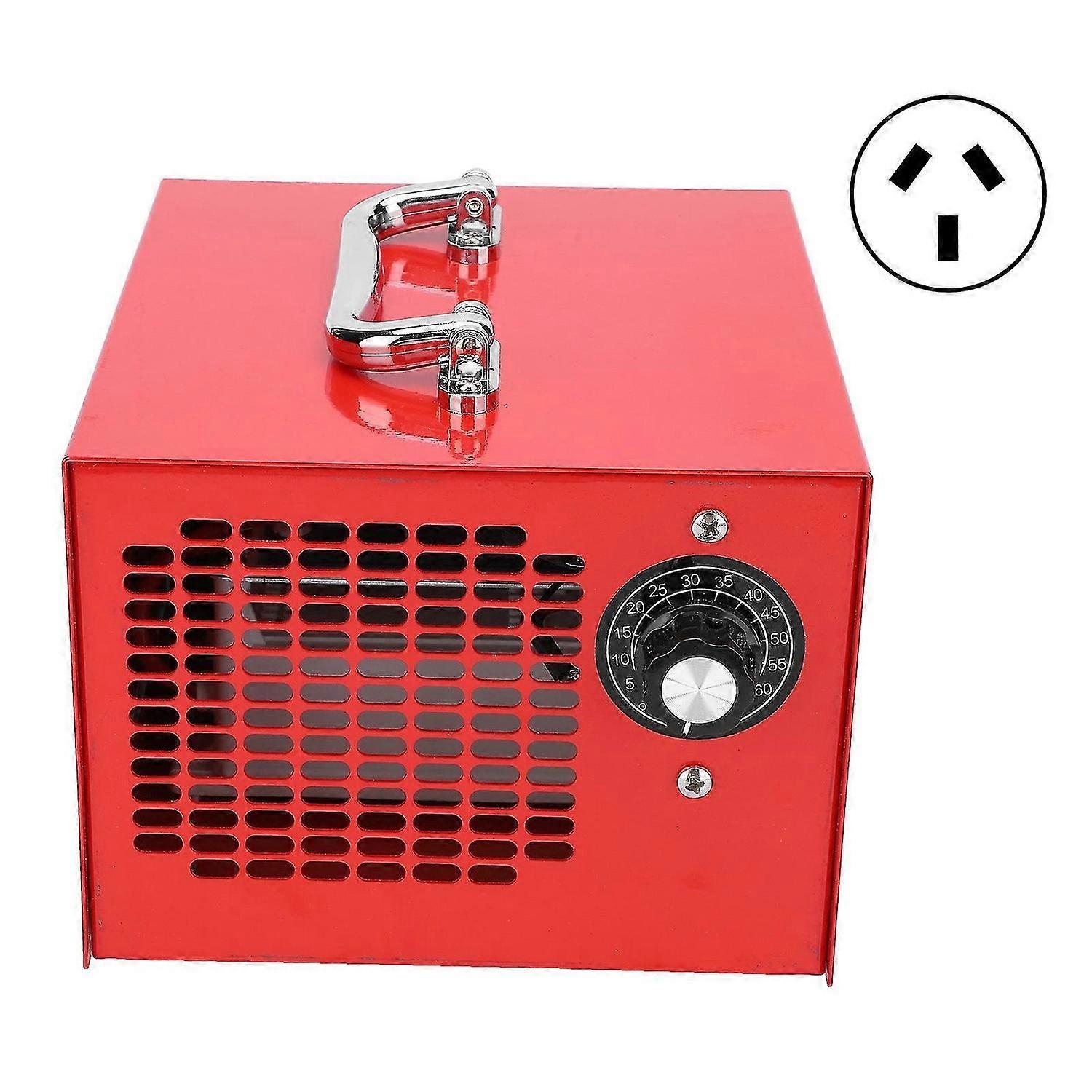 Ozone Generator Machine Portable Air Purifier Cleaner Powerful Version Red with TimerAU Plug 220V 10g/h