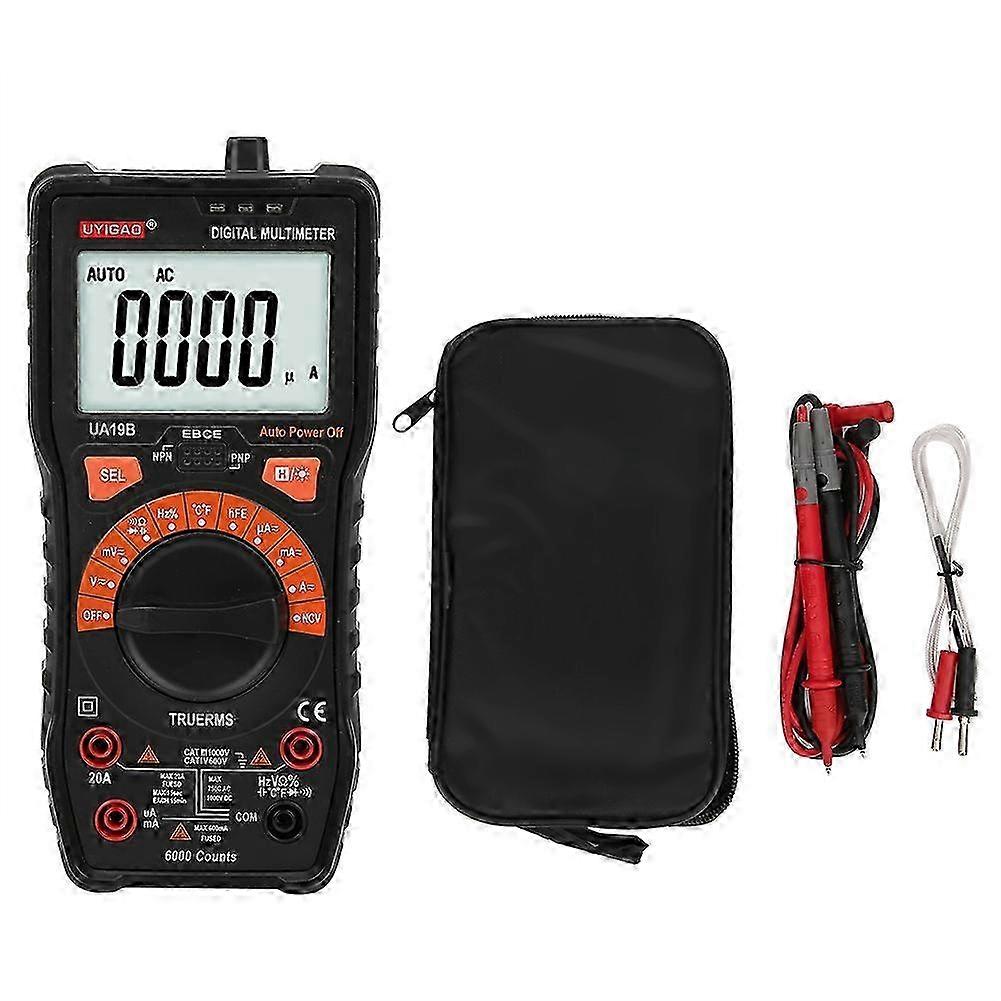 UA19B Hand‑Held True RMS Digital Multimeter Current Voltage Capacitance Resistance Tester