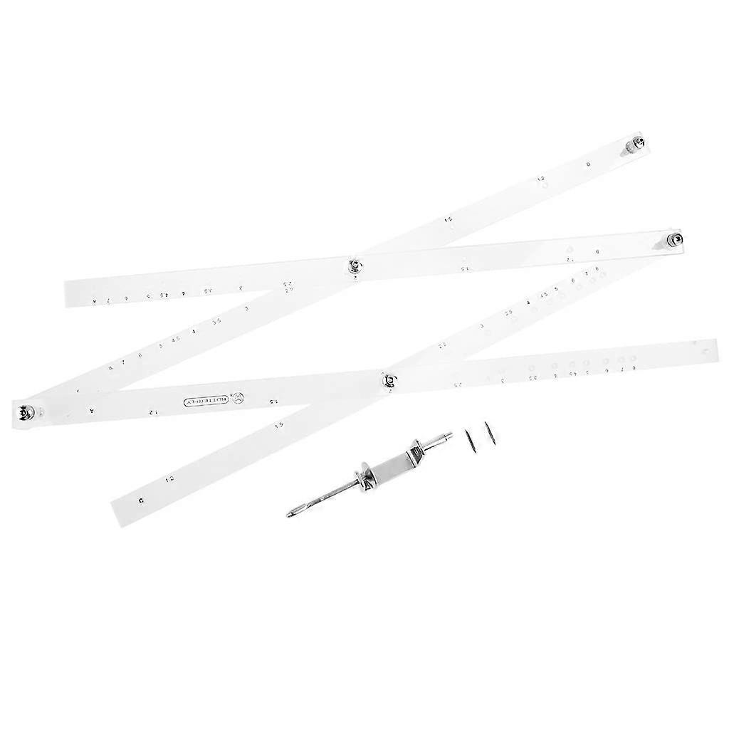 50 cm folding machinist's ruler, for copying, Luer, drawing, enlargement, educators, tool, metal, for household