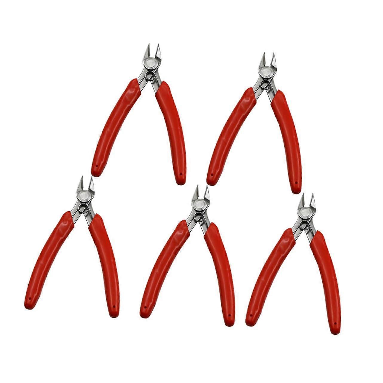 5St Cable Cutter Plier Set, Heavy-Duty Wire Cutting Tool with Diagonal Pliers, Press Button Clipper and Cutter Set