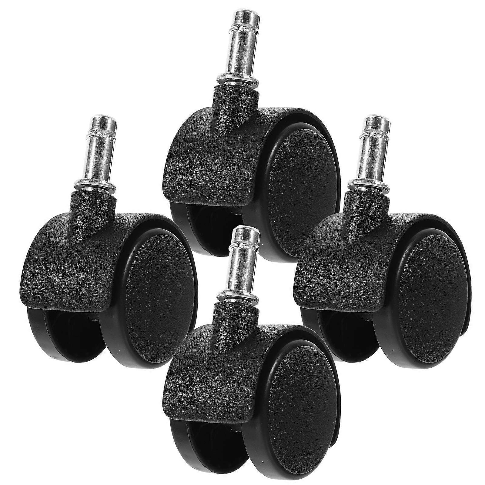 Mini Swivel Wheels Trash Can Wheel Replacement Home Use 4Pcs