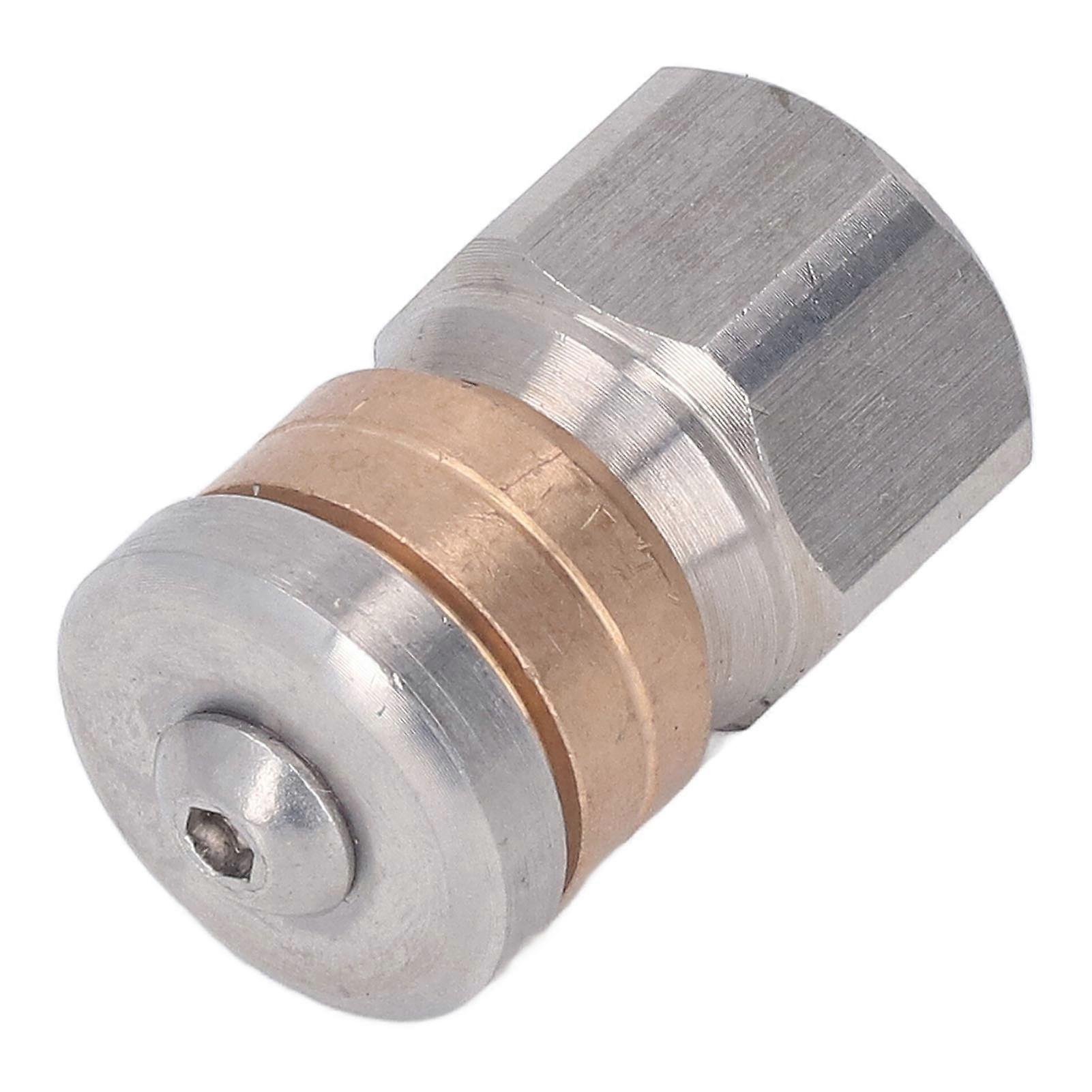 فوهة غسالة الضغط الفولاذ المقاوم للصدأ النحاس المدمجة فوهة الصرف الصحي البسيطة للمياه الساخنة والباردة 5000 PSI G3 / 8in أنثى الموضوع 