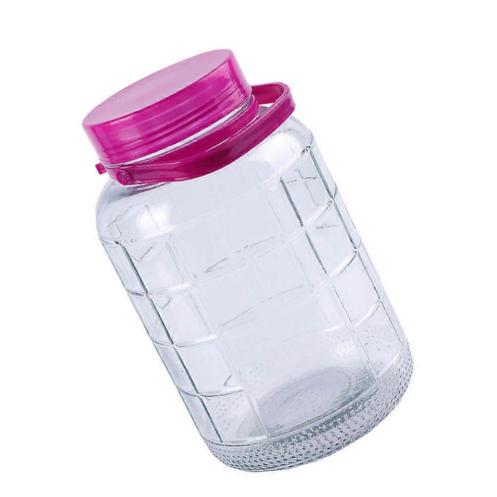 Preserving Jars With Lids Sealed Container Transparent Dried Food Jar Large Capacity 3L Glass 1Set