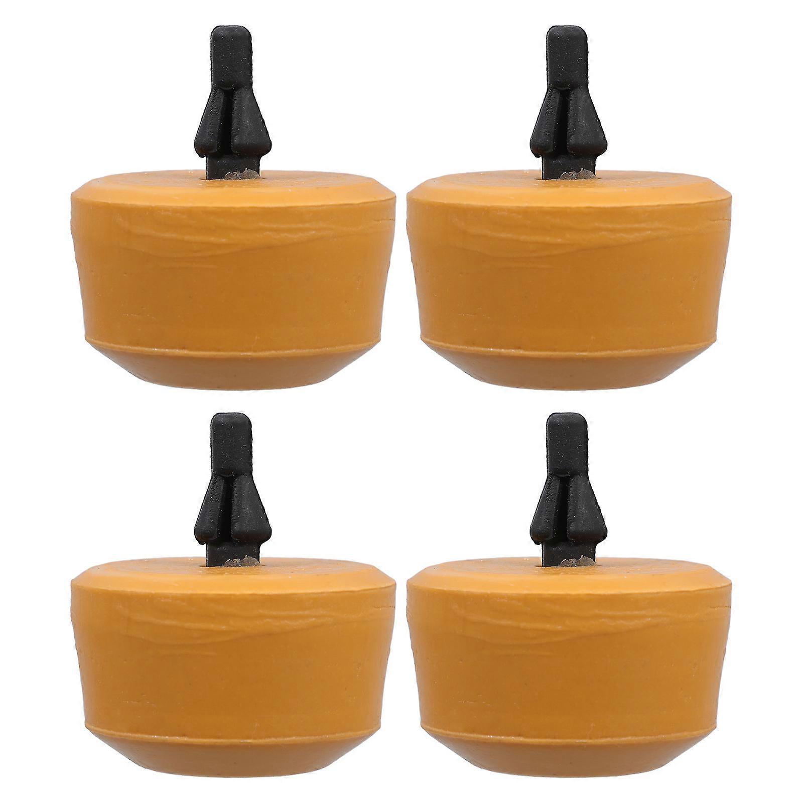 Stop Buffer Rubber Suspension Buffer for Rear Plate Spring Shock Absorber 4Pcs