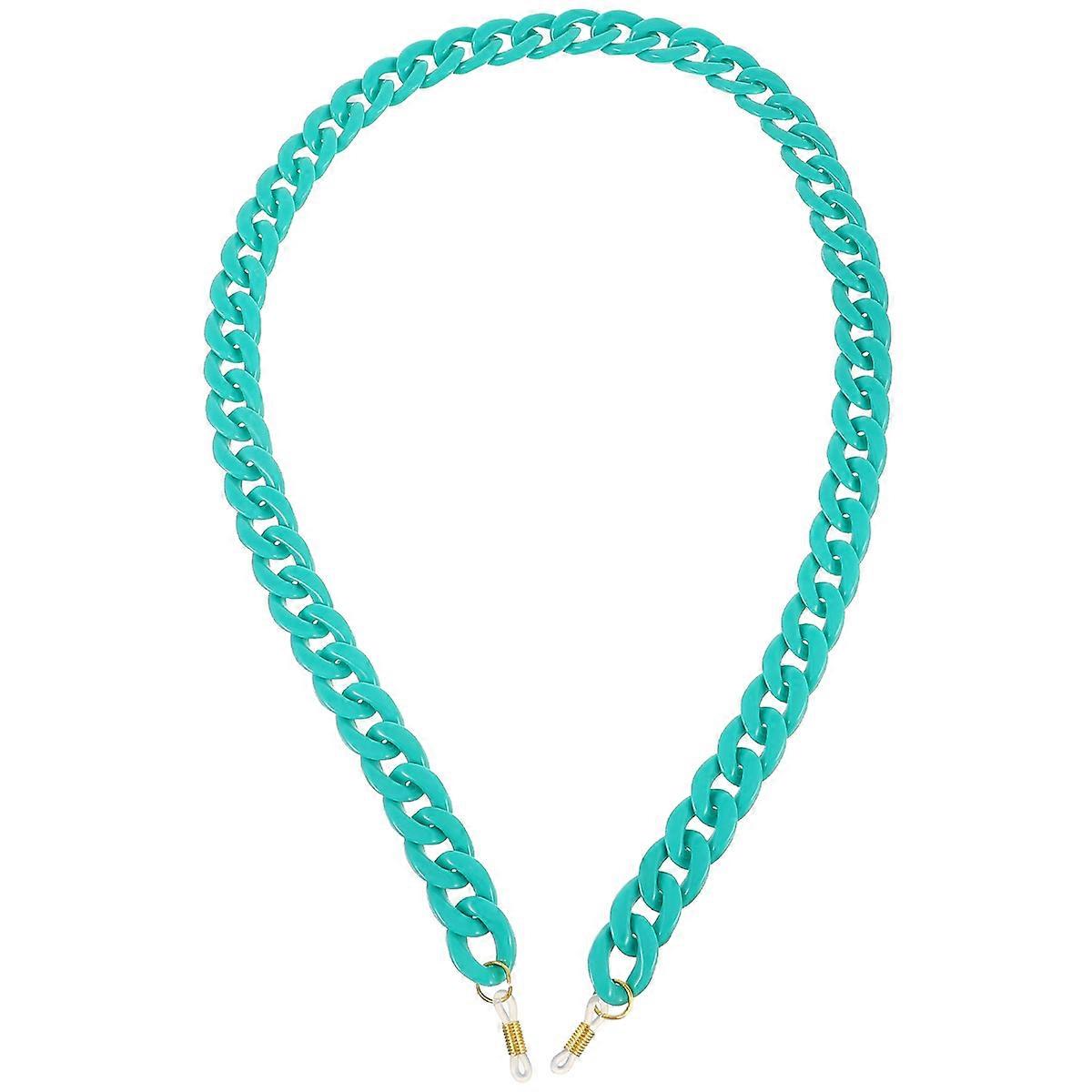 Eyeglass Retainer Chain Acrylic Durable Anti Slip For Glasses Daily Use 74x1.7cm 1Pc