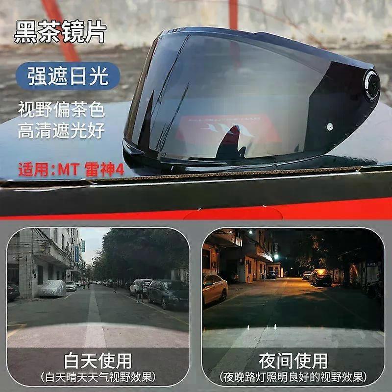 MT Replacement Face Shield for Model THUNDER 4 SV Helmet MT-V-28B Helmet Lens Original MT Parts