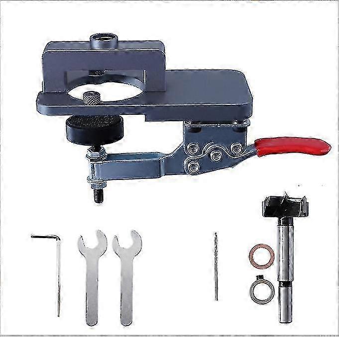 35mm Cabinet Hinge Jig Drill Guide, Precise Hole Puncher for Hinges