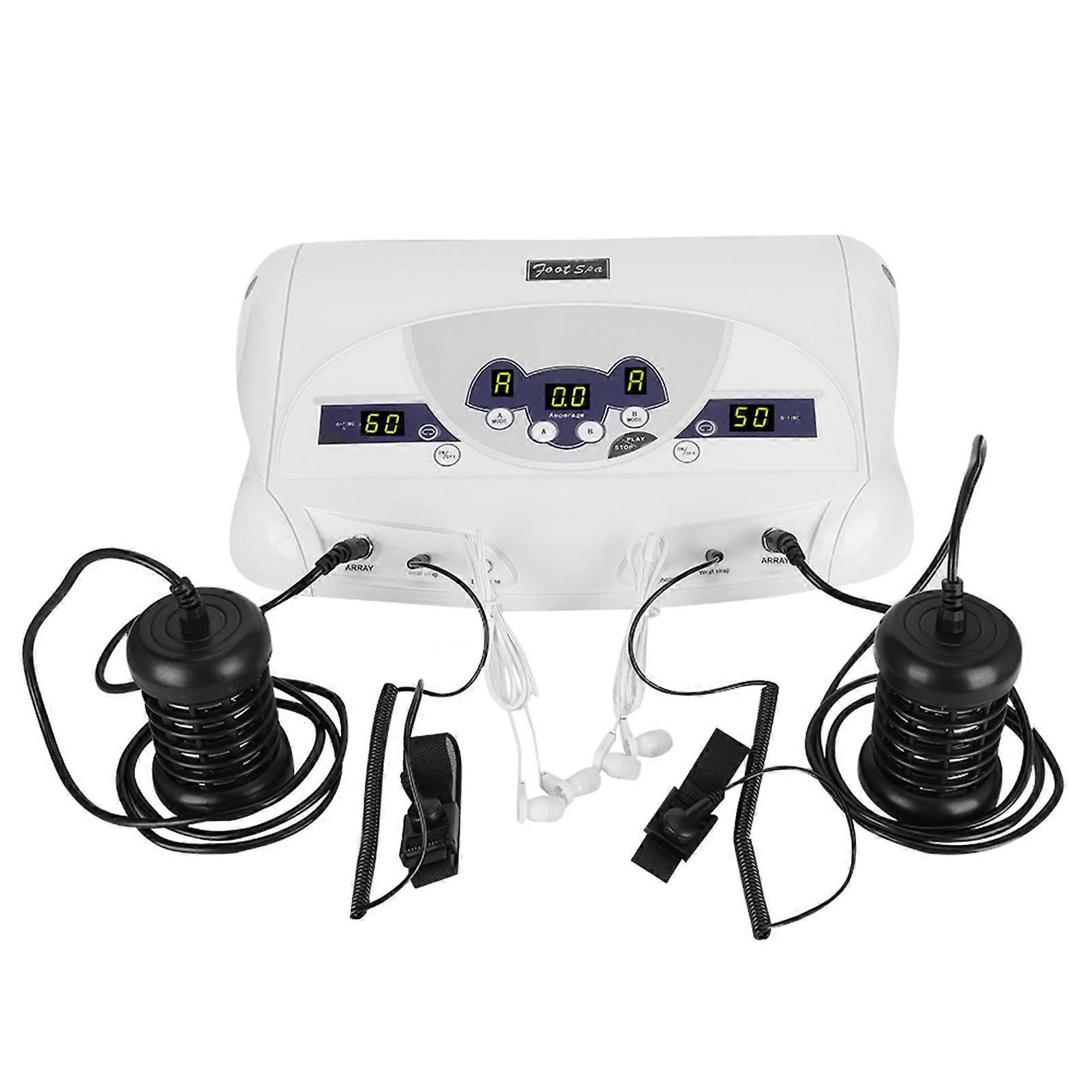 Negative Ion Hydrogen Molecule Footbath Spa Detox Health Care Machine for 2 PeopleUK Plug 220V