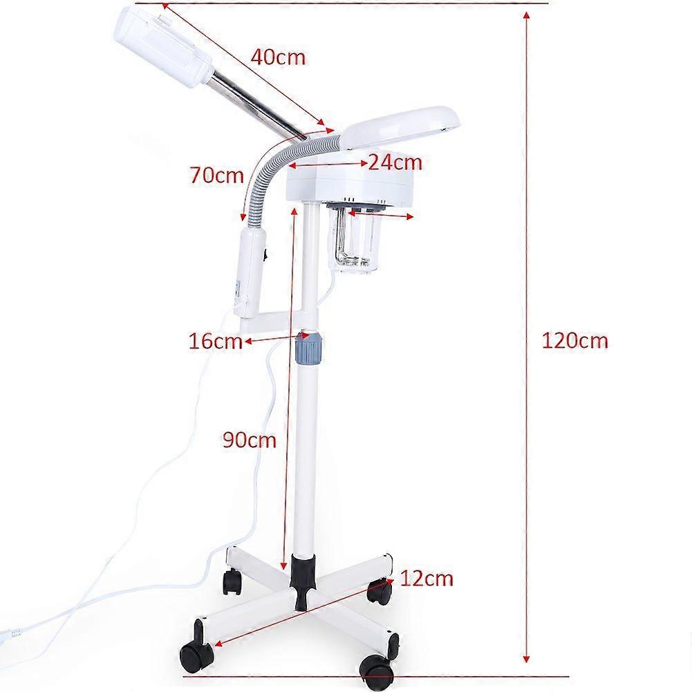 2 In 1 LED Cold Light Magnifying Glass Hot Spray Machine Beauty Supplies