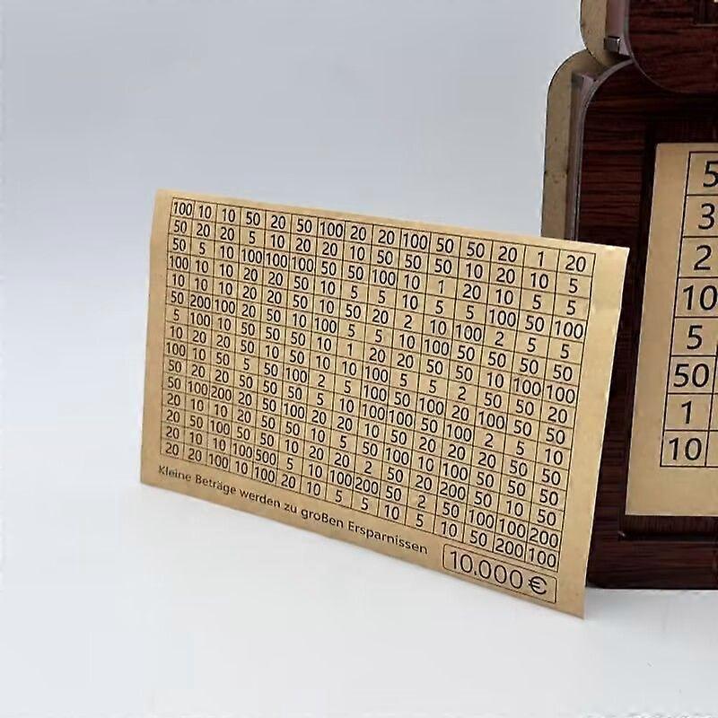 20 Sheets Sticker for Savings Bank Target Challenge Saving Box Sticker Convenient Numbered Decal Budgeting Number Label Savings Jar Target Decals