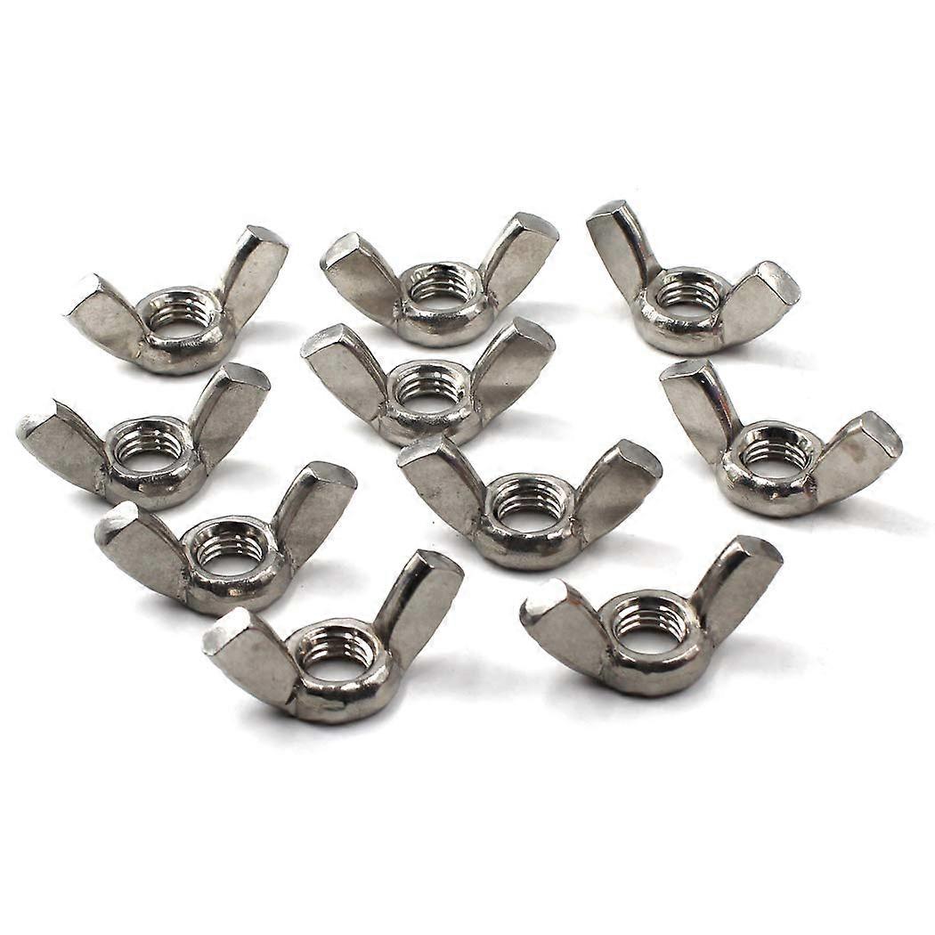 M3 Wing Nut 304 Stainless Steel Hand Turning Nut Set of 50 Pieces for DIY and Hardware Applications