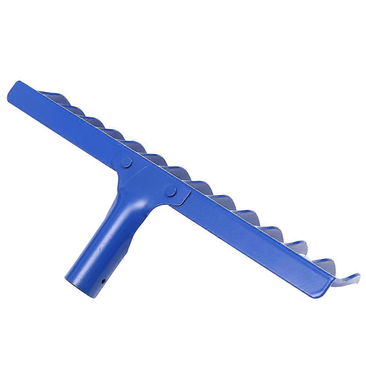 Blue Iron Garden Rake for Gardening Use Durable and Practical without Handle Fits Yard Lawn Cleaning