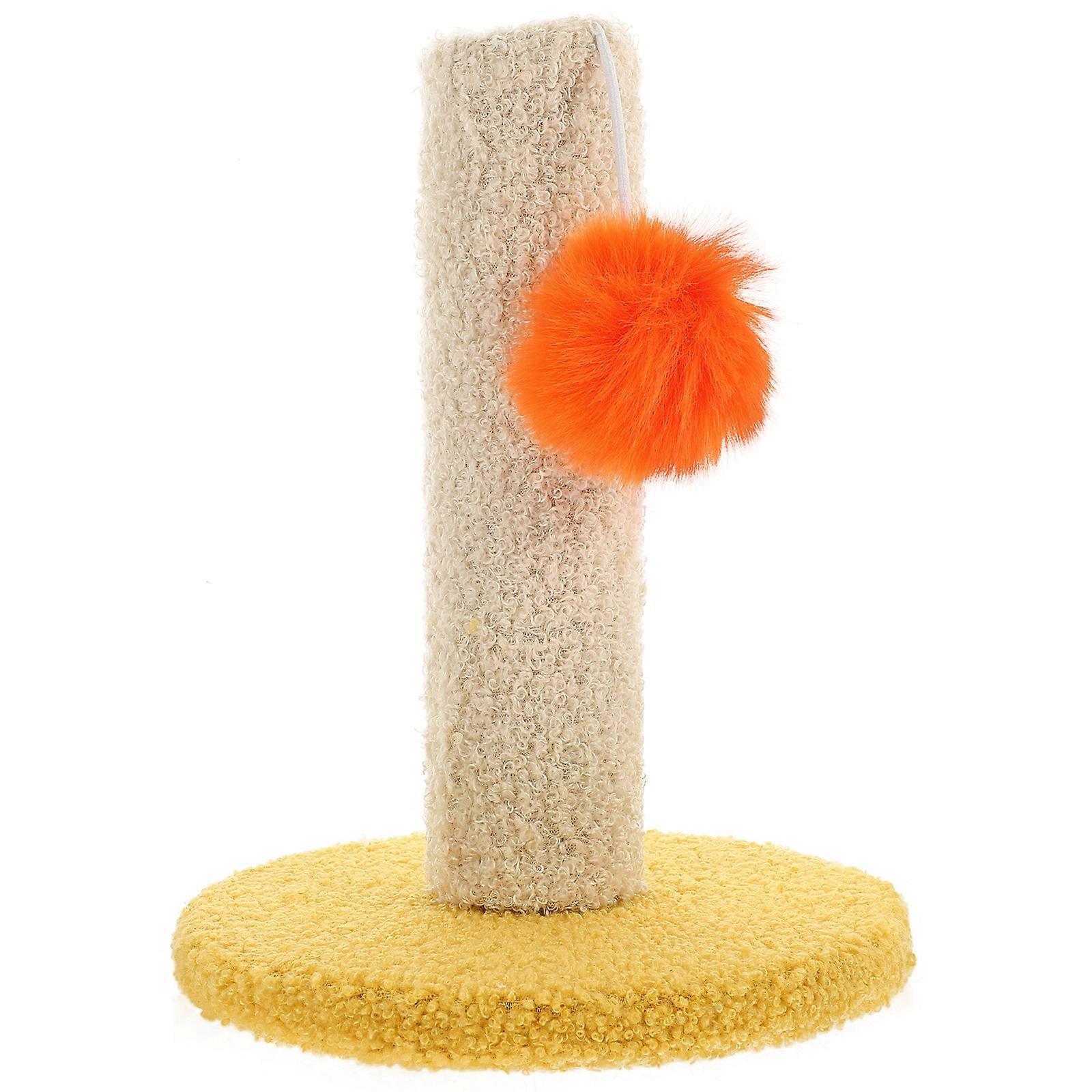 Cat Scratching Post Vertical Post for Kitten Accessory Reusable Toy