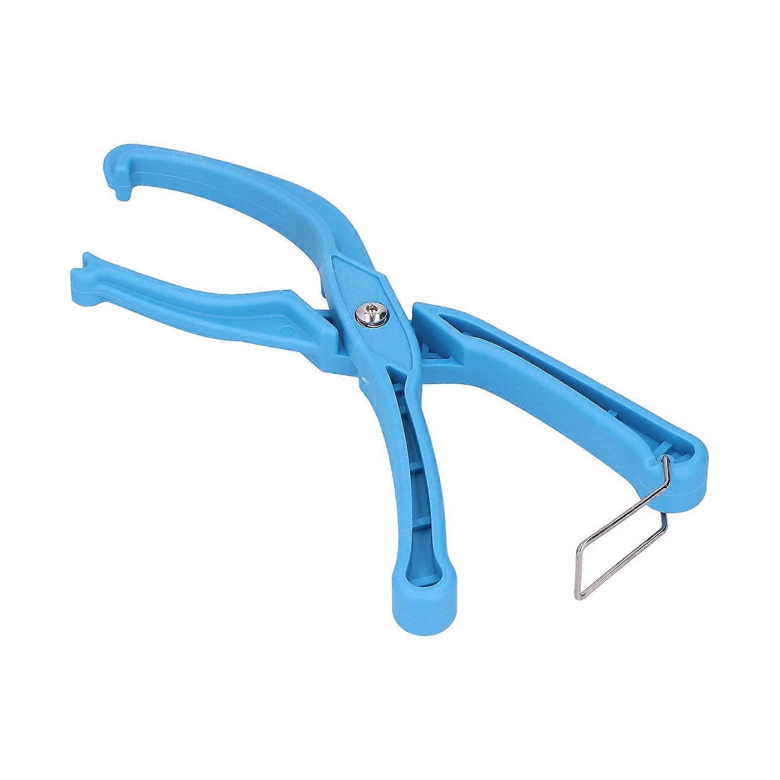 Tire tool, laborsaving nylon tire removal clamp bicycle protector hand tire bead lever tool for hardtoinstall bicycle (sky blue)