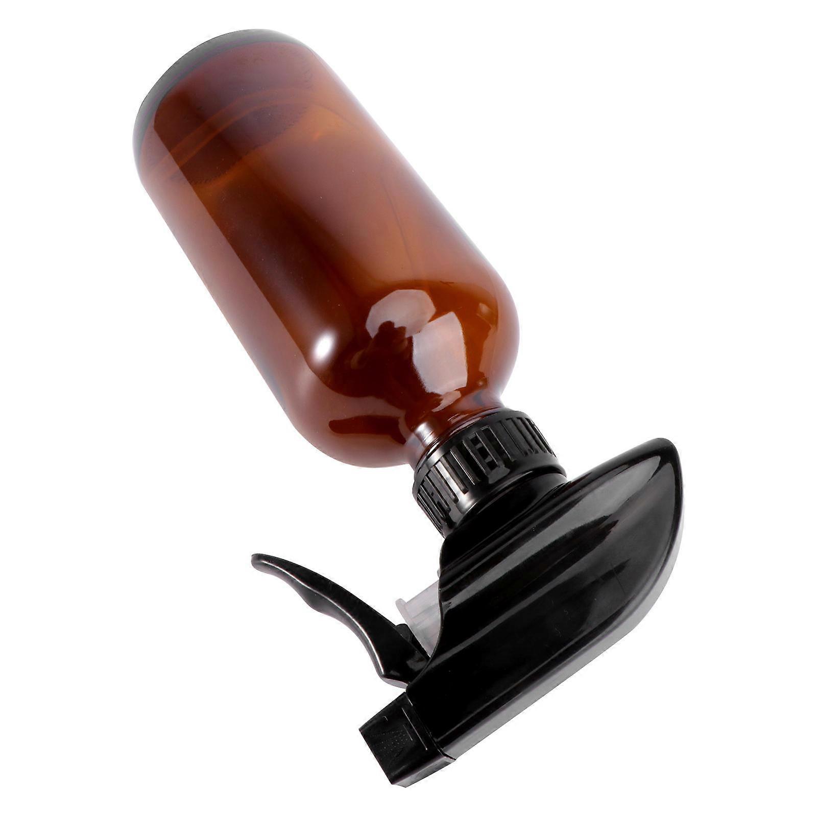 Continuous Spray Bottle Empty Brown Glass Portable Refillable Container Durable Trigger Sprayer for Body Spray 250ml Aromatherapy