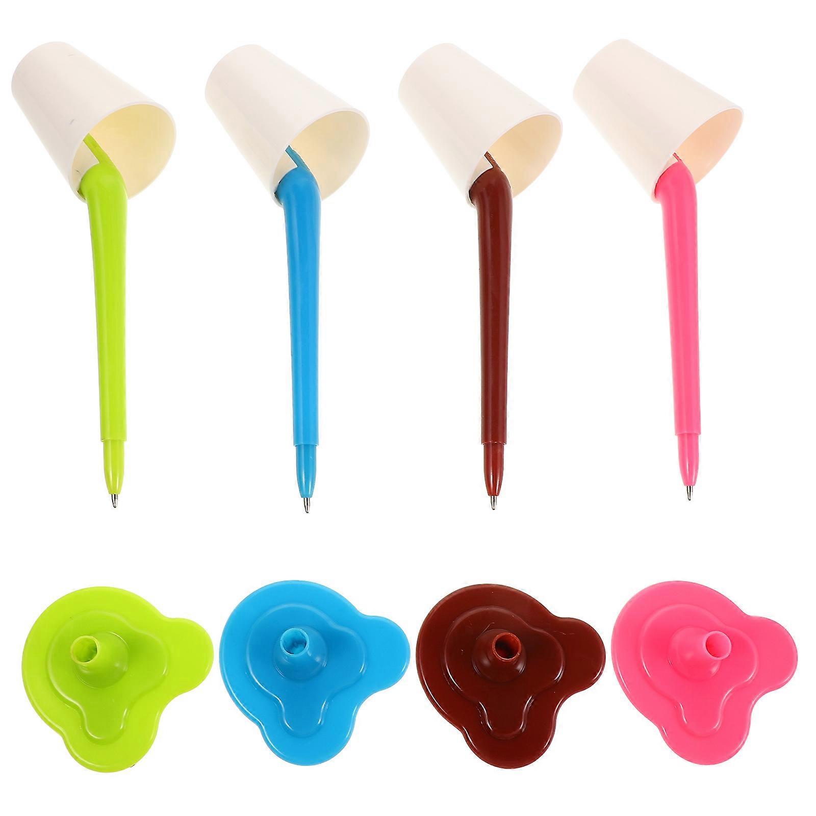 4pcs Creative Desk Lamp Ballpoint Pen 0.5mm (Random Color)