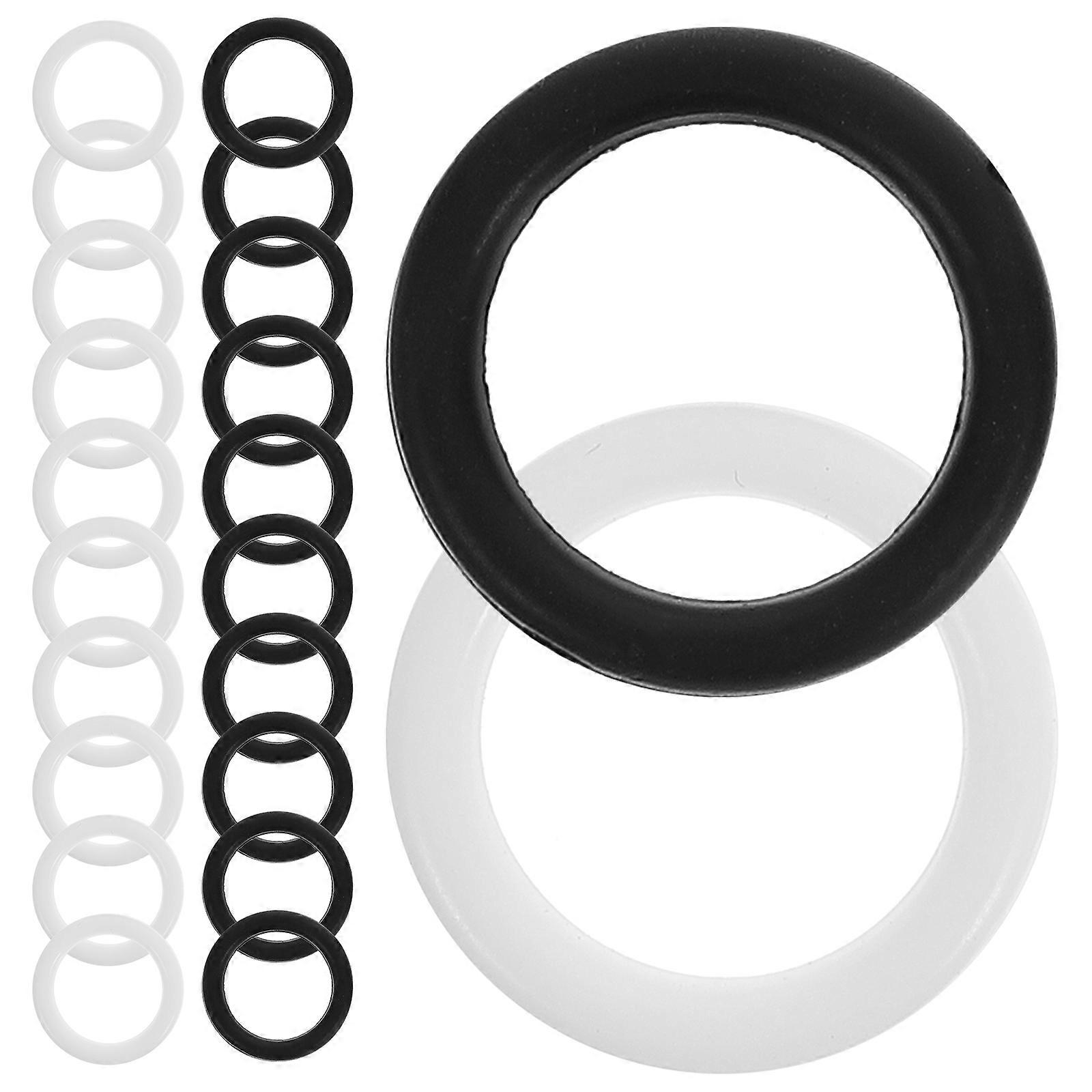 Backpack Making Rings Plastic Round Rings for DIY Crafts 20Pcs Assorted Color