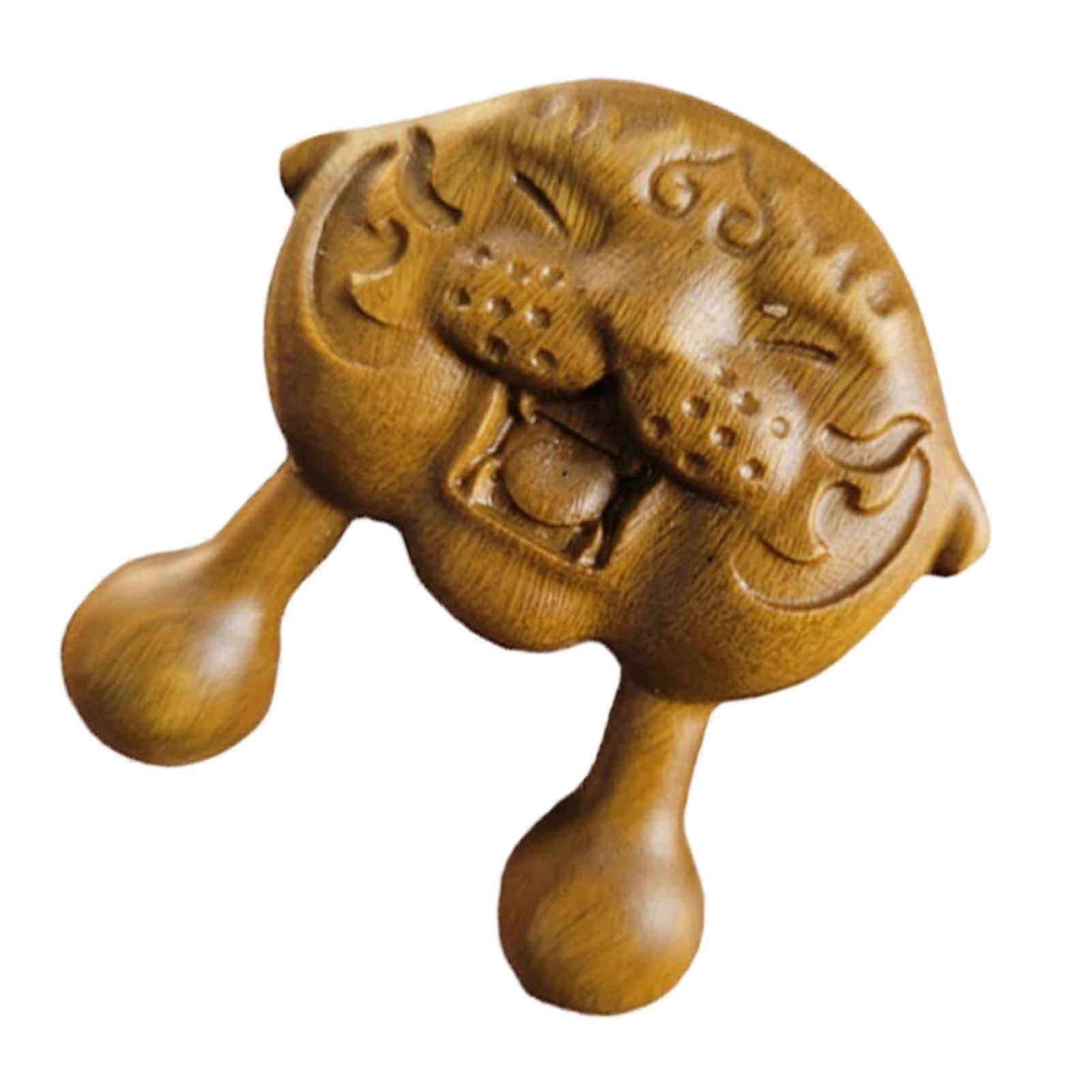 Wooden Face Massager Stick with Nose and Eye Acupoint Scraper for Skin Care and Relaxation